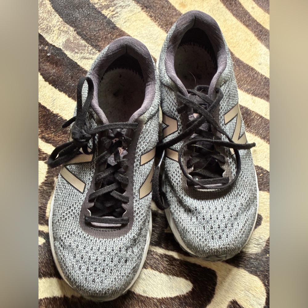 New Balance Gray and Black Women's Sneakers